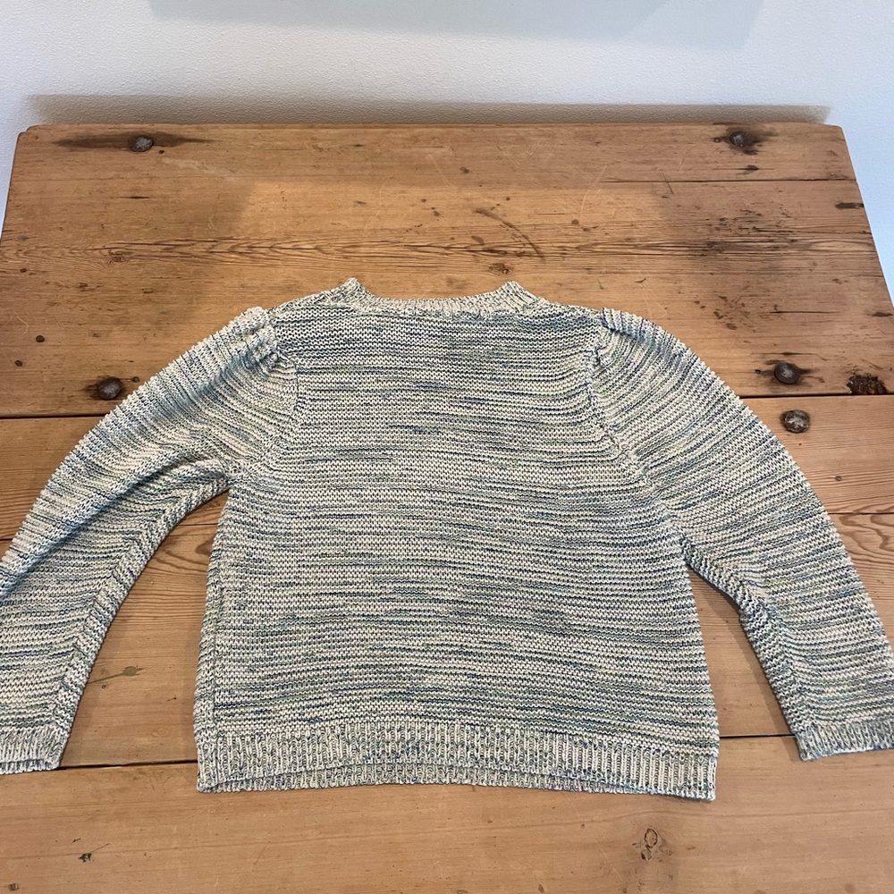 Wrap London Blue and Green Knit Sweater size 4